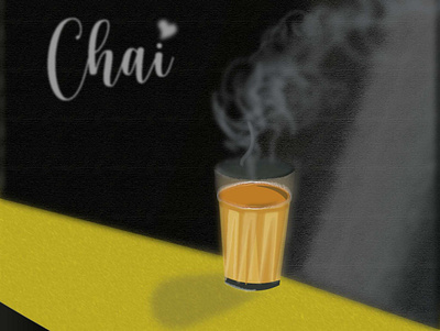 Chai = Positiv(tea) Illustration graphic design illustration illustrationartist