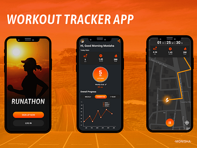 Workout Tracker App app design figma fitnessapp freelanceprojects freelancer latestdesign ui uidesign uiuxdesign webdesign workout tracker app