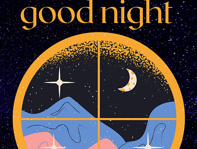 good night algeria cover artwork design illustration typography