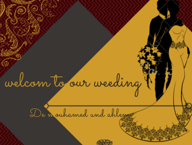 welcom to our weeding    1