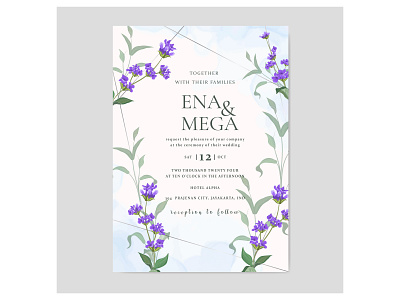 Elegant wedding card template with beautiful flowers wreath background bouquet card design elegant event floral flower frame graphic illustration invite leaf minimalist set template vector vintage wedding wreath