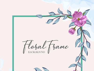 Floral frame background 2020 background banner calendar card celebration decoration design floral flower frame greeting holiday illustration new ornament sign symbol vector year