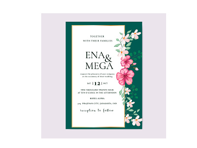 Wedding invitation background background border card celebration decoration decorative design elegant floral frame graphic greeting illustration invitation invite pattern template vector vintage wedding