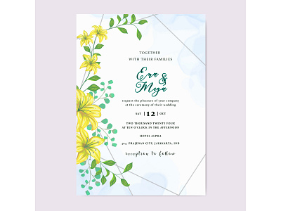 invitation card design background