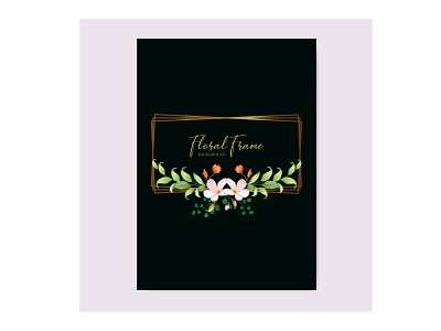 Floral Frame background