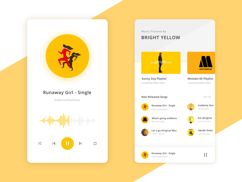 Music by Colors Concept by Shu Makino on Dribbble