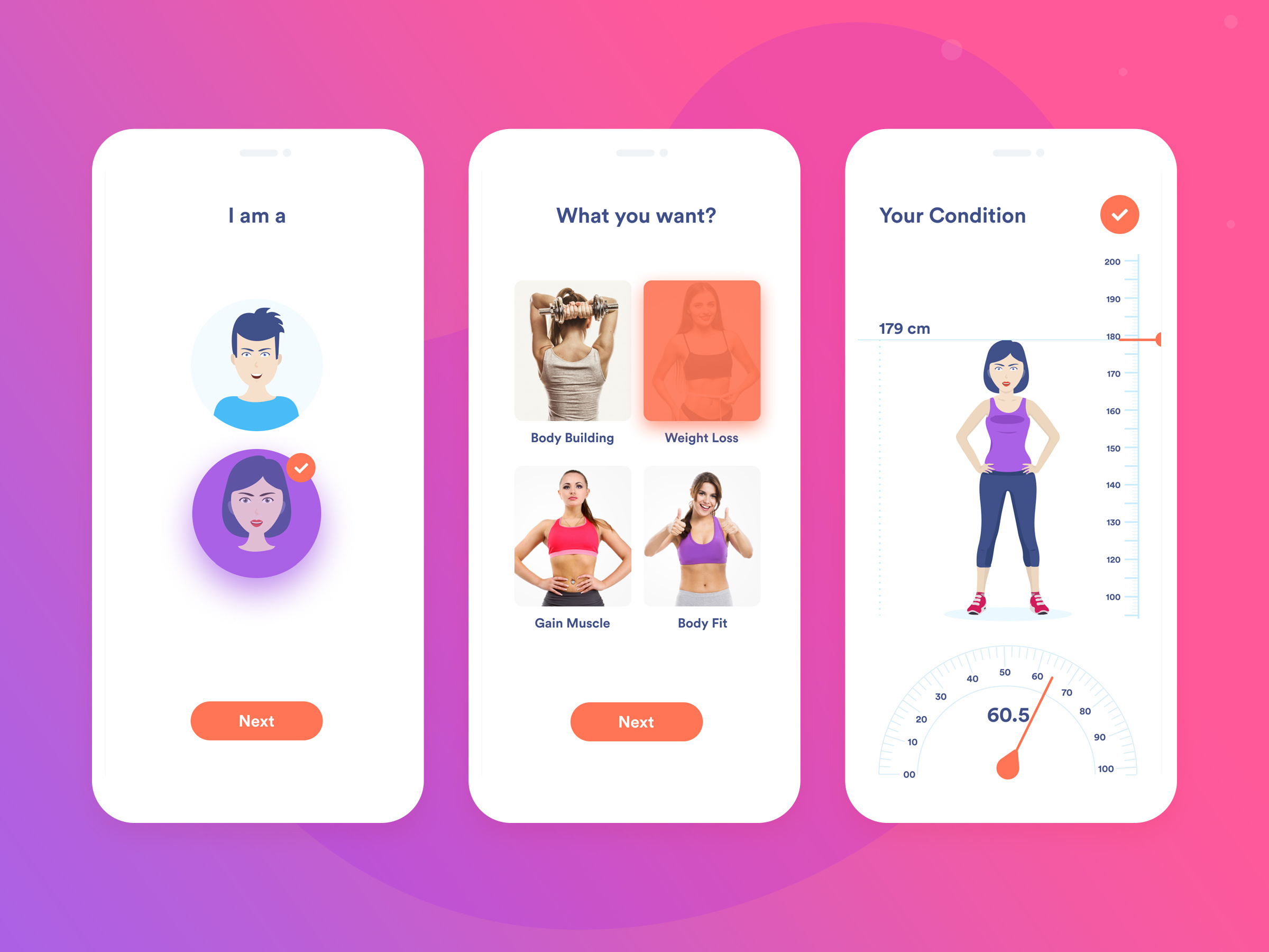 Fitness Guide Mobile App by Khandaker Rasel on Dribbble