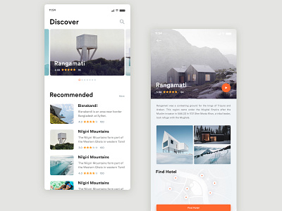 Travel App UI