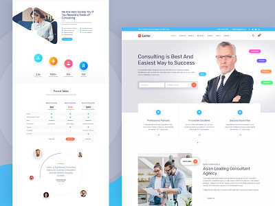 Lector Business Consulting Website Design