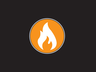 Logo Fire flat illustration logo