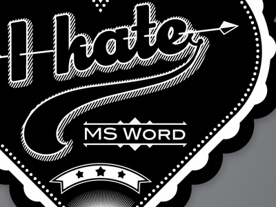 Hate Word hate type word