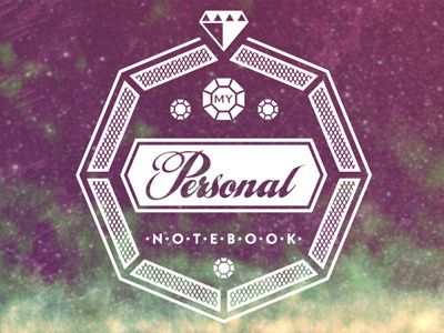 Personal 2 crystal label notebook personal type