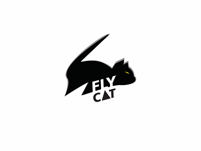 FLY CAT LOGO EXAMPLE