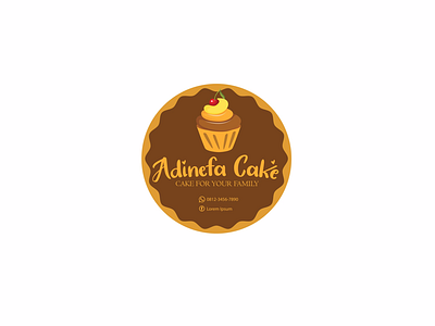 Adinefa Cake label cake logo art brand