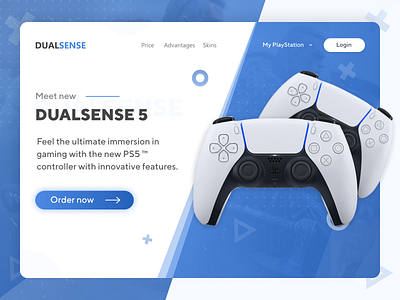 DualSense 5 Landing Page