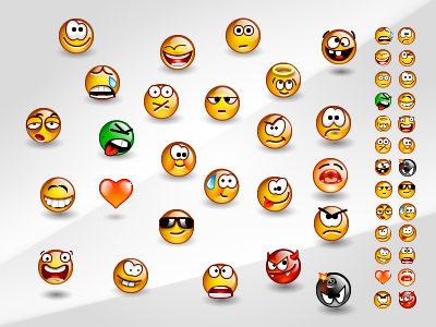 25 emoticons =)