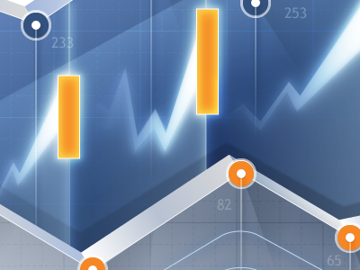 Finance chart universal icon