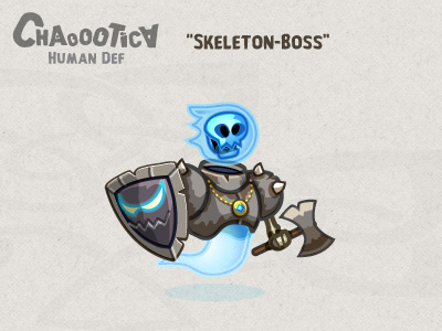 Mobile android game Skeleton - Boss boss design game gamedev hero icon skeleton tablet ui