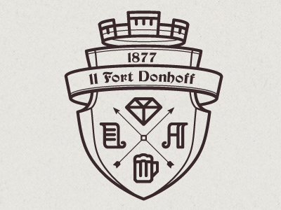 "11 Fort Dönhoff" Logo 11 dönhoff fort logo