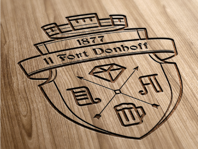"11 Fort Dönhoff" Logo 11 dönhoff fort logo