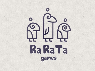 "Ra Ra Ta" Logo game logo studio