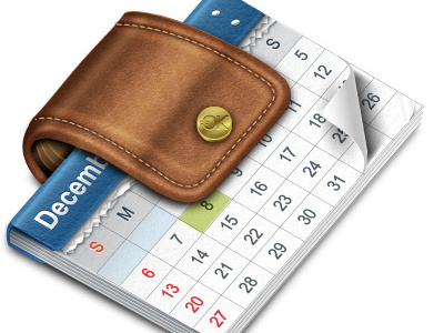 Wallet + Calendar 1 calendar icon logo wallet