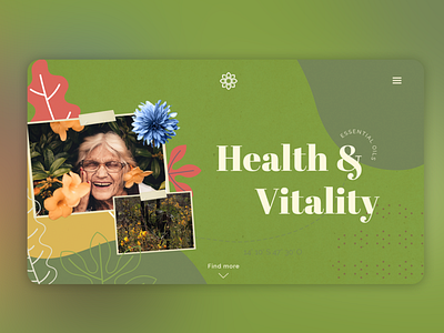 Aromatherapy Brand Landing Page aromatherapy hero landing web