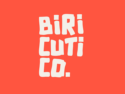 Biricutico - Produtora Cultural Periférica branding flat logo typography