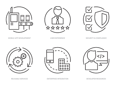 Enterprise Mobile Icons