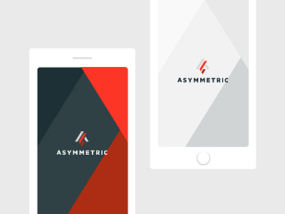 Asymmetric Brand brand design drones ios loading logo swiss uas