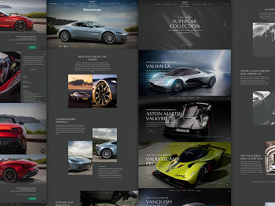 Aston Martin Newport Beach Website Redesign aston martin car digital interactive luxury ui uidesign webdesign website