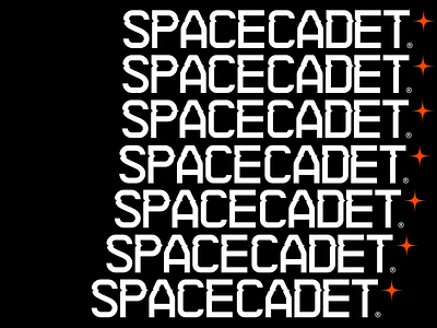 Spacecadet kinetic typography animation brand branding graphic design logo motion graphics wordmark