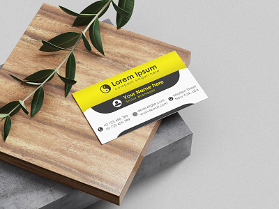 Modern Business Card Design modern business card personal card visitingcard