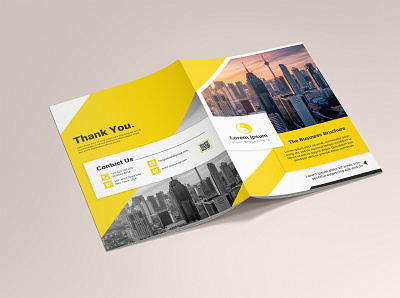 Bi-fold Brochure Template bi fold brochure corporate profile profile template