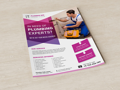 Plumber Service Flyer Template a4 flyer template for print clean plumbing flyer service creative flyer design creative plumbing flyer template modern plumbing service flyer plumber service flyer template plumbing flyer plumbing flyer template