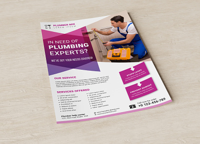 Plumber Service Flyer Template a4 flyer template for print clean plumbing flyer service creative flyer design creative plumbing flyer template modern plumbing service flyer plumber service flyer template plumbing flyer plumbing flyer template