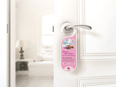 Beauty Spa Door Hanger