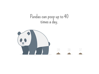 What a relief! animal animalfacts cute facts panda poo poop