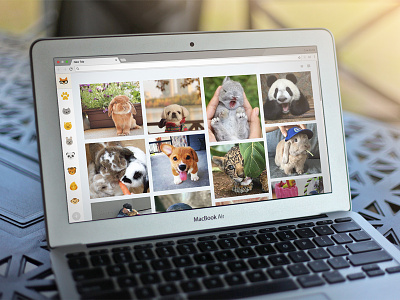 Cute Animal Tab animal app cat chrome chrome extension cute dog extension google llama monkey panda