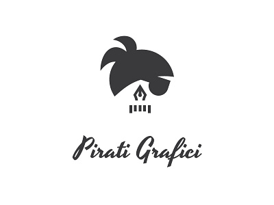 I Pirati Grafici alt. version contest deign illustrator logo p pen pirate ruler