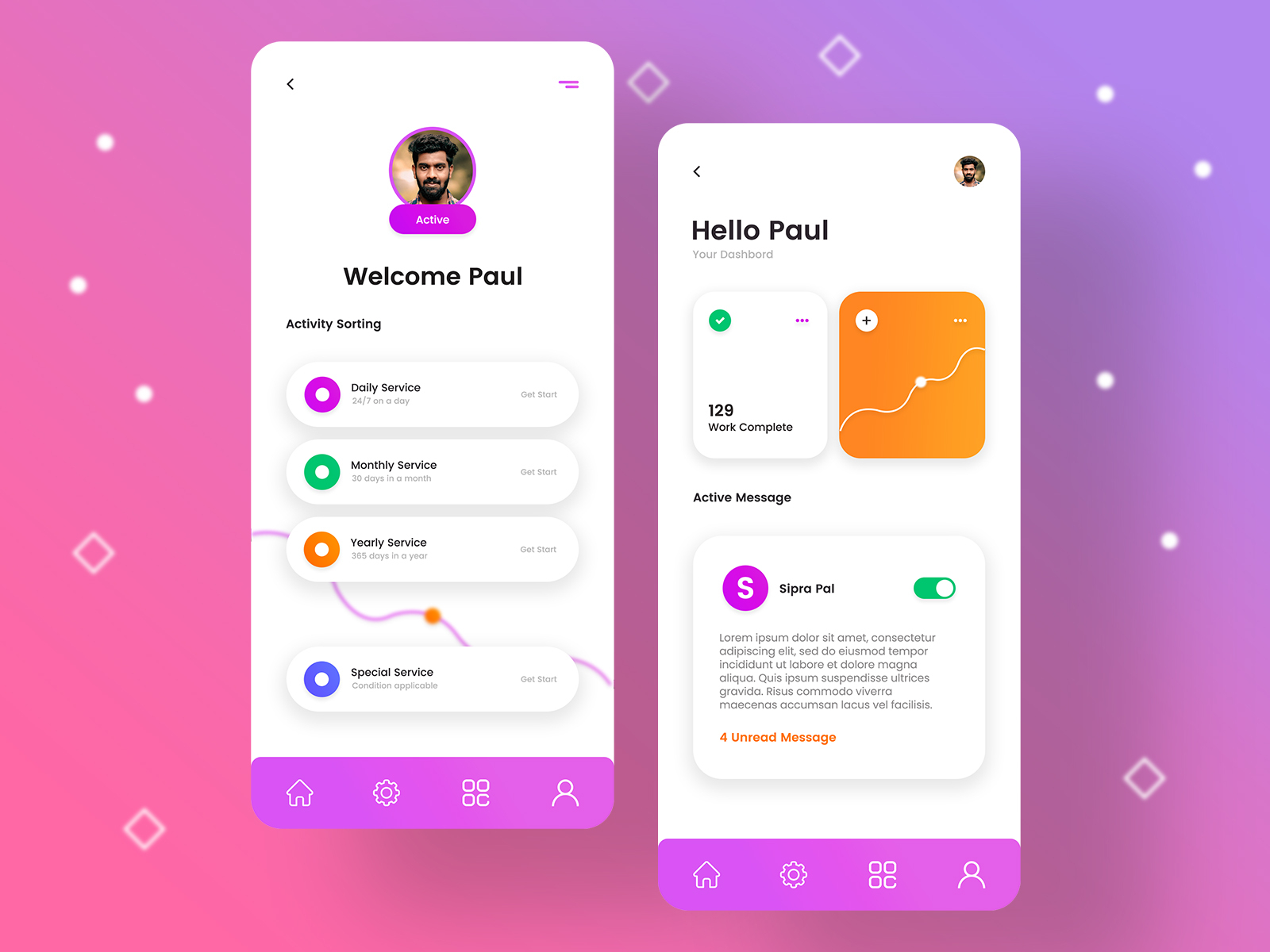 Daily Activity Sorting- Mobile Application by Rashedul Islam 🔥 on Dribbble