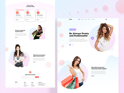 Model Agency-Landing Page Design daily service landing page design mobile app model agency model collector model supplier modeling ui ux web web design