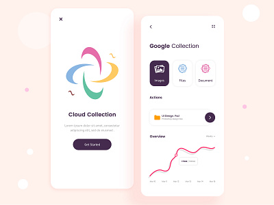 Cloud Drive-Mobile Aapplication Design app design application business color creative design google collection icon illustration logo mobile app design typography ui ux web design