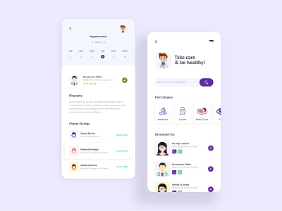 Medical Mobile Application by Rashedul Islam 🔥 on Dribbble