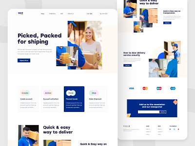 VAIS- Landing page (eCommerce fulfilment solution for online)