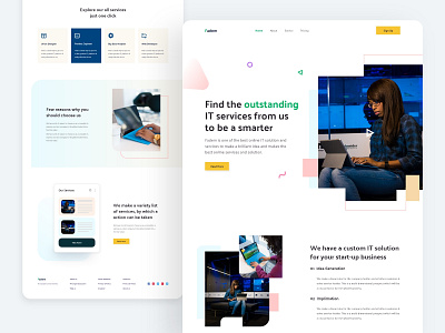 IT Company- Landing Page Exploration