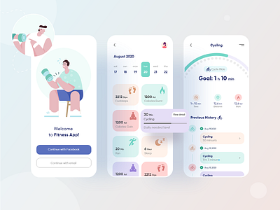 Mobile App Concept- Fitness Activity