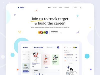 Skillo || Web Application Landing Page
