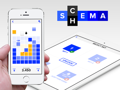 Schema Game Preview blocks fast game ipad iphone puzzle reaction universal