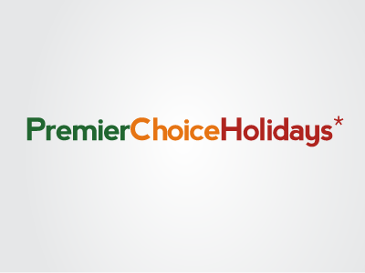 PremierChoiceHolidays* brand branding colour icon identity logo logotype minimal typography